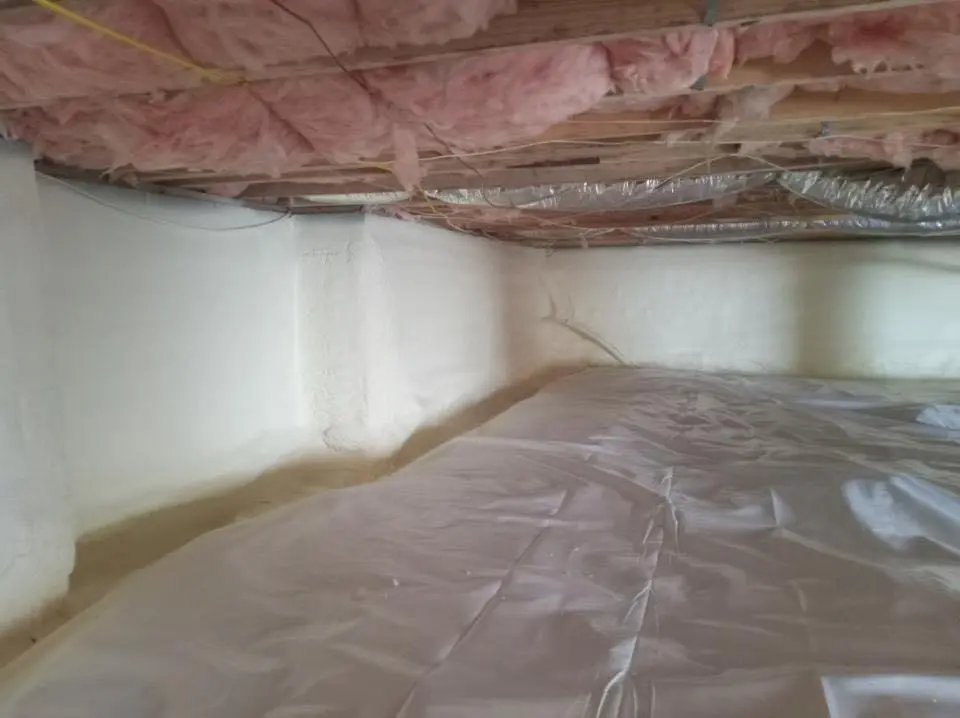 Crawl space encapsulation with closed-cell spray foam for Roof Maintenance in Paterson